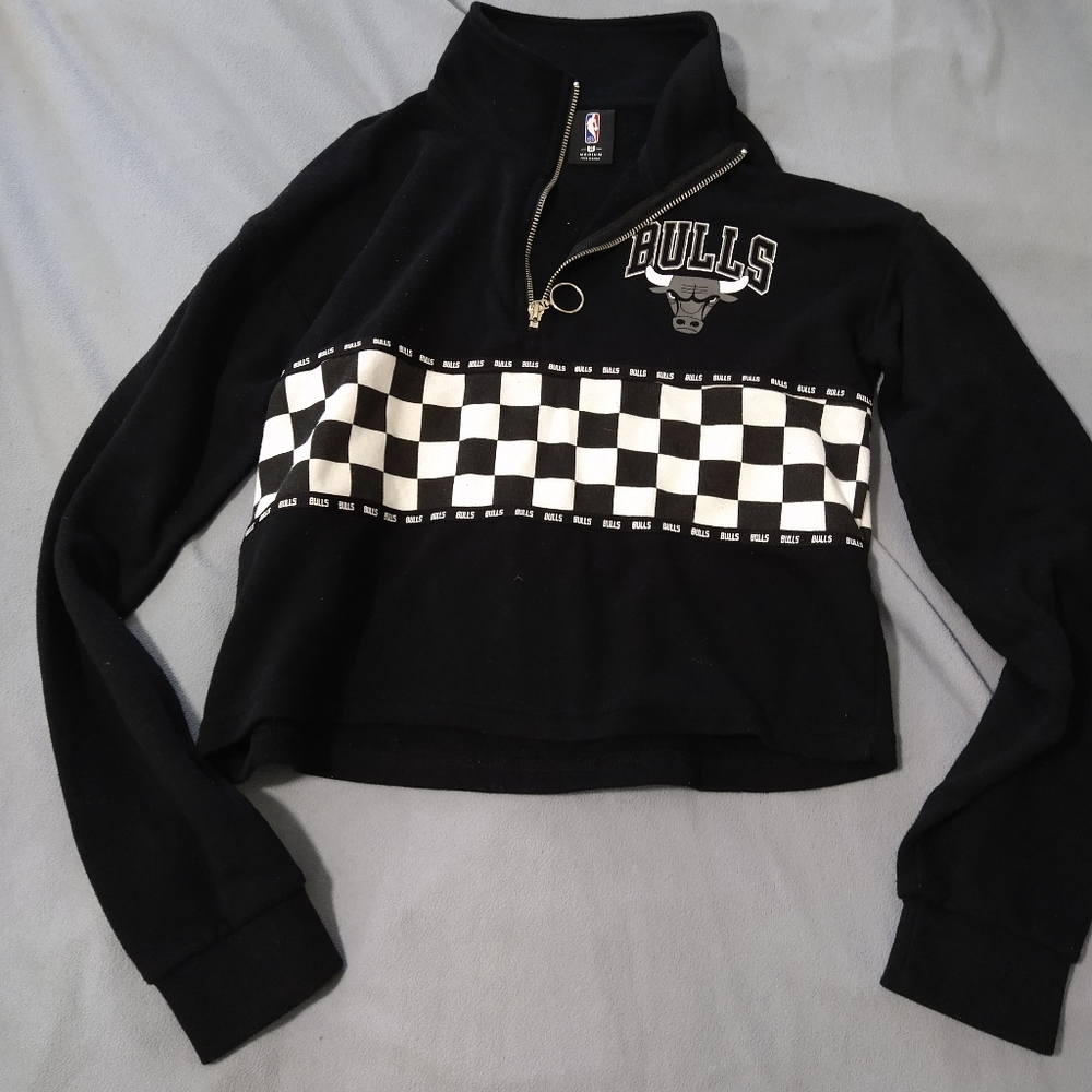 NBA Chicago Bulls Sweatshirt Checkered